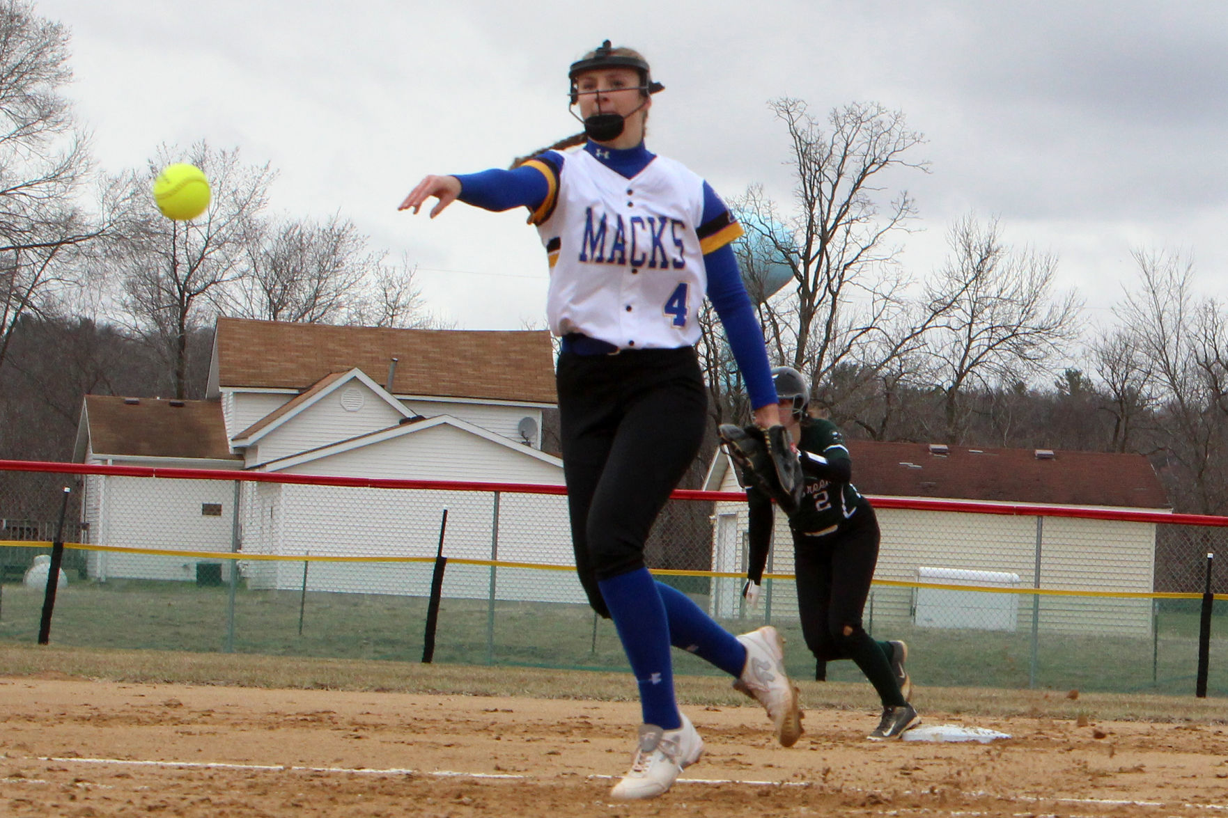 Fall Creek at McDonell softball 4-18-19